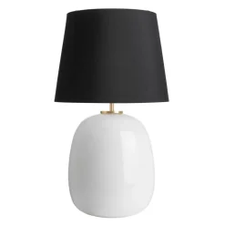 Austra Bordlampe Hvit 40*30*38 Sort skjerm