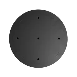 BALDAKIN SORT RUND Ø340MM 5 HULL