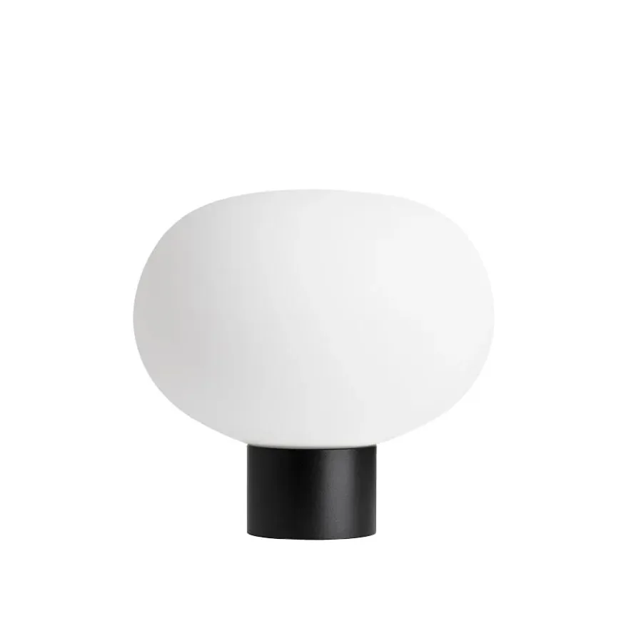 BORDLAMPE 4169 SMALL HVIT MATT M. SORT SOKKEL