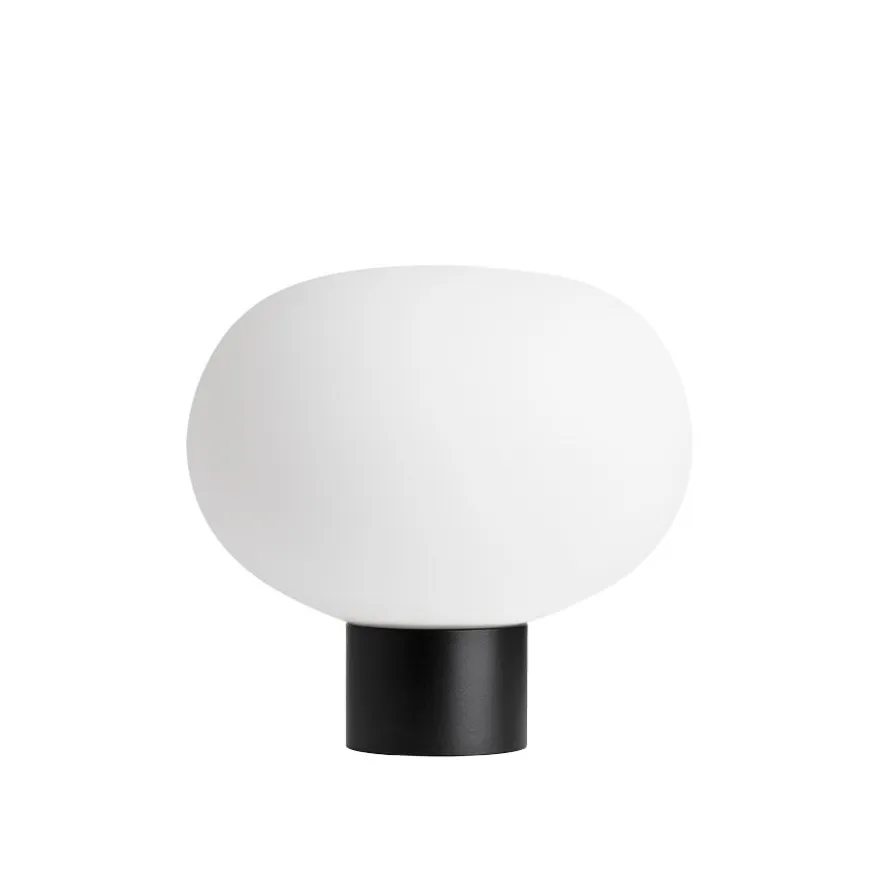 BORDLAMPE 4169 SMALL HVIT MATT M. SORT SOKKEL