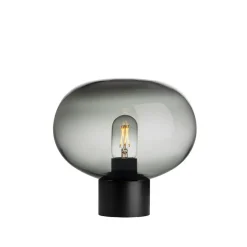 BORDLAMPE 4169 SMALL RØKGRÅ M. SORT SOKKEL