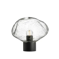 CRYSTAL STONE BORDLAMPE KLAR M/SODA
