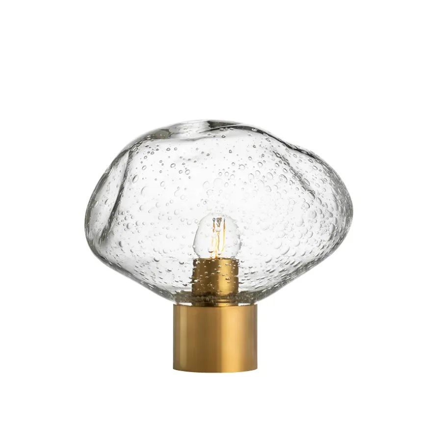 CRYSTAL STONE BORDLAMPE KLAR M/SODA