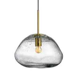 CRYSTAL STONE PENDELLAMPE KLAR SODA