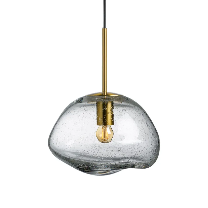 CRYSTAL STONE PENDELLAMPE KLAR SODA