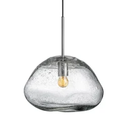 CRYSTAL STONE PENDELLAMPE KLAR SODA