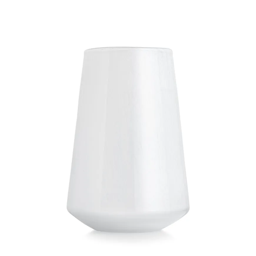DUGG VASE 20 CM HVIT