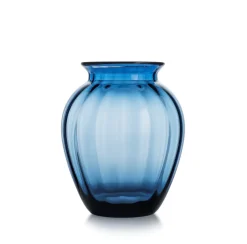 EMILY VASE 26,5 CM BLÅ OPTIKK