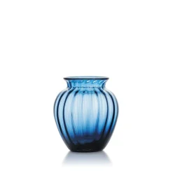 EMILY VASE 17,5 CM BLÅ OPTIKK