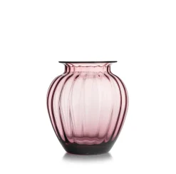EMILY VASE 23 CM ROSA OPTIKK