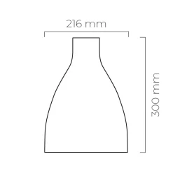 FORMA TAKLAMPE FRØYA SVART MATT