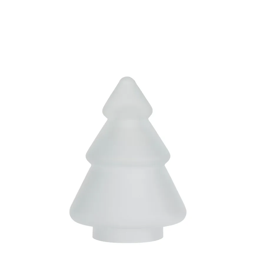 GLASSTRE FROSTET HVIT 11,5 CM