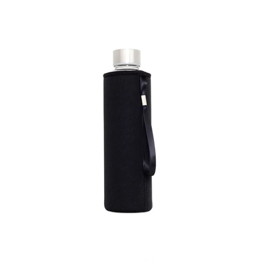 KILDE DRIKKEFLASKE GLASS 0,5L SORT