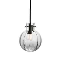 KRYSTALLKULE TAKLAMPE OPTIKK KLAR 160MM