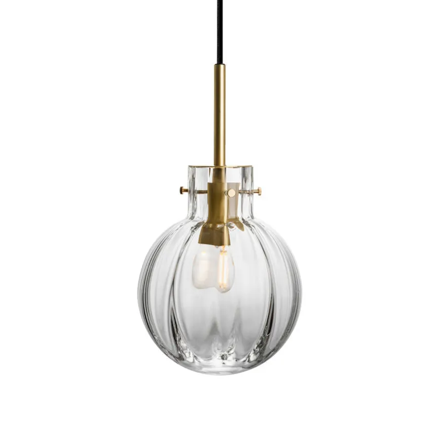 KRYSTALLKULE TAKLAMPE OPTIKK KLAR 160MM