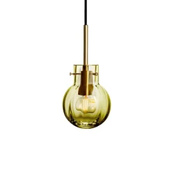 KRYSTALLKULE TAKLAMPE OPTIKK OLIVEN 120MM
