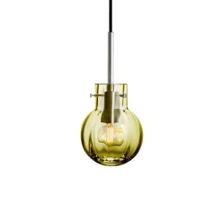 KRYSTALLKULE TAKLAMPE OPTIKK OLIVEN 120MM