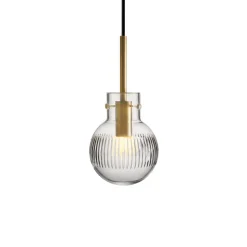 KRYSTALLKULE TAKLAMPE SKJÆR KLAR 120MM