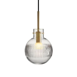KRYSTALLKULE TAKLAMPE SKJÆR KLAR 160MM