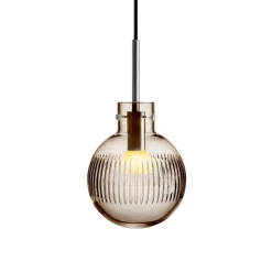 KRYSTALLKULE TAKLAMPE SKJÆR KAKAO 160MM