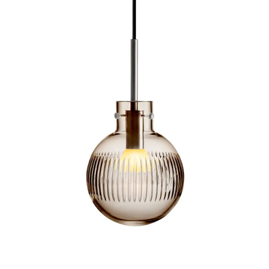 KRYSTALLKULE TAKLAMPE SKJÆR KAKAO 160MM