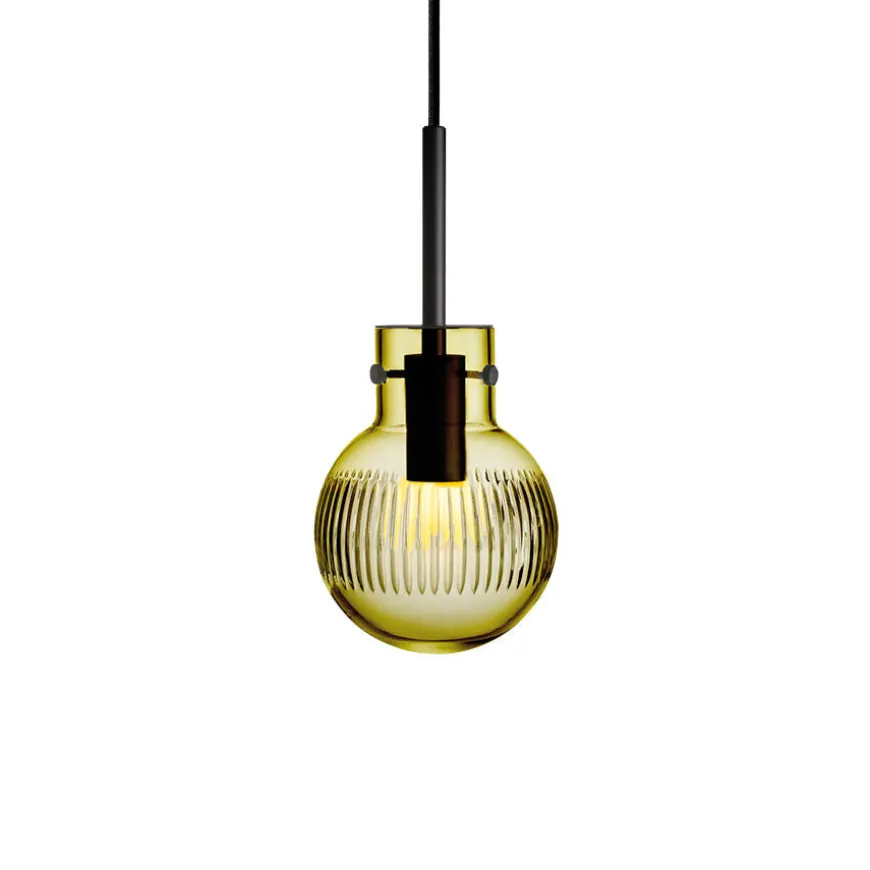 KRYSTALLKULE TAKLAMPE SKJÆR OLIVEN 120MM