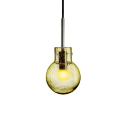 KRYSTALLKULE TAKLAMPE SODA OLIVEN 120MM
