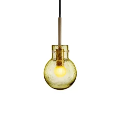 KRYSTALLKULE TAKLAMPE SODA OLIVEN 120MM