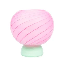 KUMI STOR VASE ROSA / GRØNN