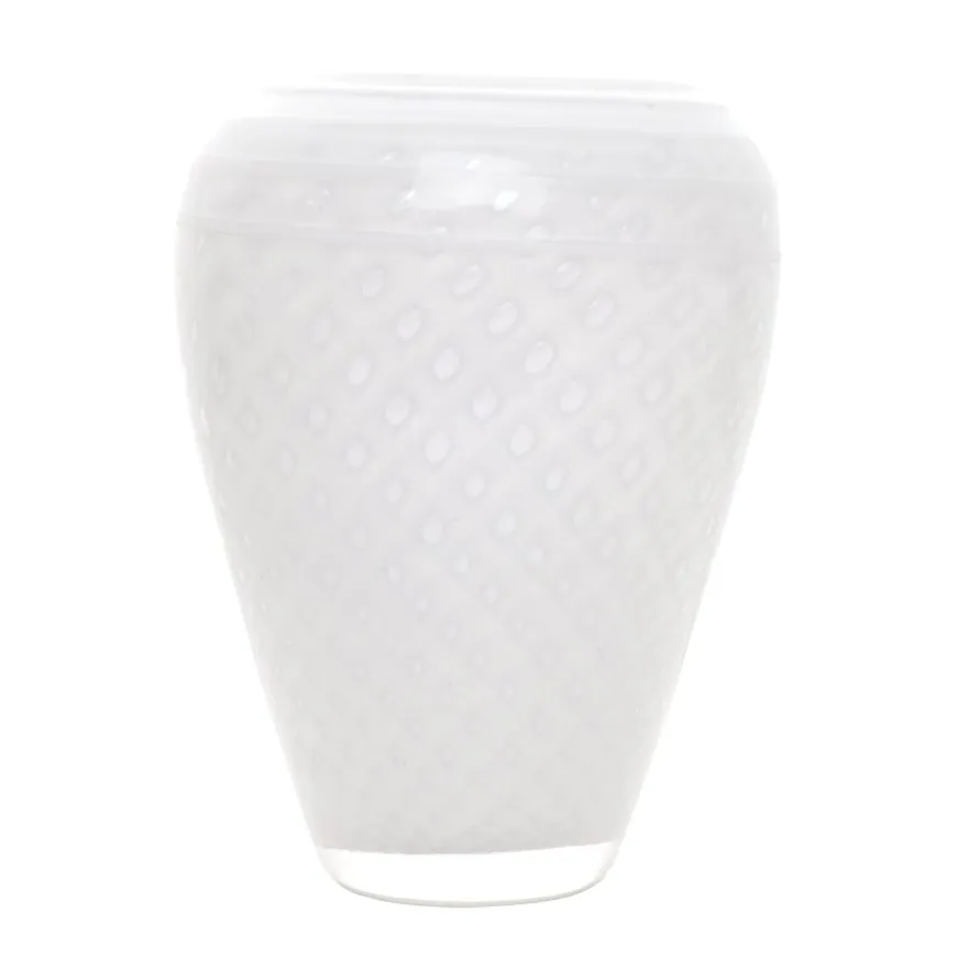LOBELIA VASE 24,5 CM HVIT