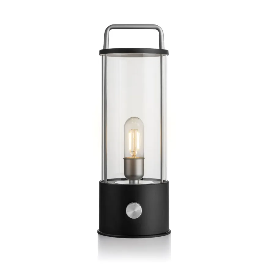 NORGESGLASSET LED LYKT 31 CM SORT