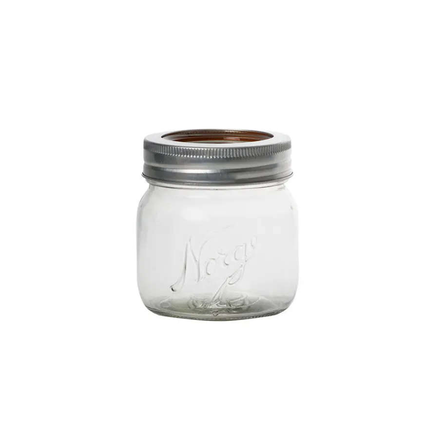 NORGESGLASSET OPPBEVARINGSGLASS 0,4L SKRULOKK 4PK