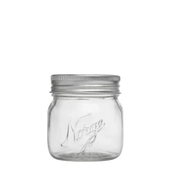 NORGESGLASSET OPPBEVARINGSGLASS 0,4L SKRULOKK 4PK