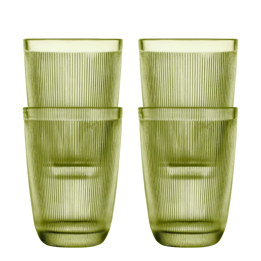 SIRI DRIKKEGLASS 30CL 4PK GRØNN
