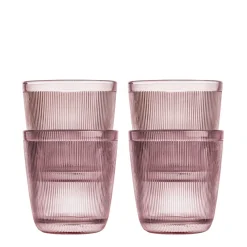 SIRI DRIKKEGLASS 20 CL 4 PK ROSA