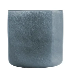VASE MØRK GRÅ 18,5 CM